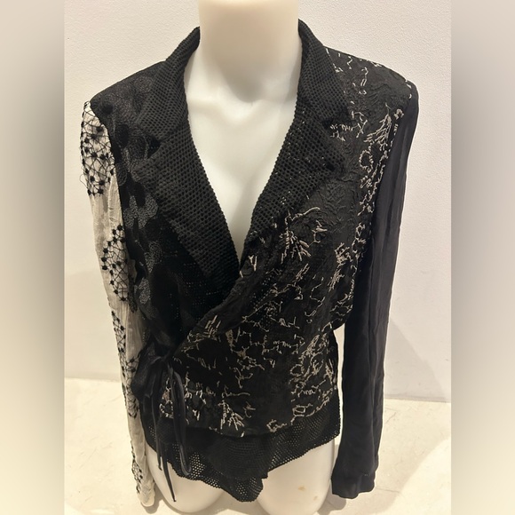 Unbelievably beautiful Ann Demeulemeester silk top.Sz38 French S/M Relaxed fit. - Picture 5 of 15